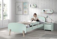 Bettschutzgitter >KIDDY< in mintgrün -...