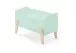 Spielzeugtruhe >KIDDY< in mintgrün aus Massiv Kiefer und MDF - 80x48x39 (BxHxT)
