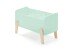 Spielzeugtruhe >KIDDY< in mintgrün aus Massiv Kiefer und MDF - 80x48x39 (BxHxT)