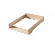 Wickelaufsatz >KIDDY< in Natur aus MDF - 72x14x53cm...