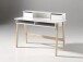 Kinderschreibtisch >KIDDY< in Weiß aus Massiv Kiefer und MDF - 120x87x60 (BxHxT)