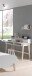 Kinderschreibtisch >KIDDY< in Weiß aus Massiv Kiefer und MDF - 120x87x60 (BxHxT)