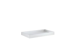 Bettschubkasten >KIDDY< in Weiß aus MDF -...