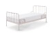 Metallbett >ALICE< in rosa aus Metall - 205x89,5x94,5cm (BxHxT)