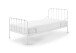 Metallbett >ALICE< in weiß aus Metall - 205x89,5x94,5cm (BxHxT)