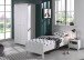 Jugendzimmer-Set >ERIK< in Weiß aus Massiv Kiefer und MDF