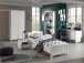 Jugendzimmer-Set >ERIK< in Weiß aus Massiv Kiefer und MDF