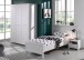 Jugendzimmer-Set >ERIK< in Weiß aus Massiv Kiefer und MDF
