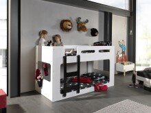 Spielbett >LUCA< in Weiß aus MDF - 209x121x101cm (BxHxT)