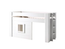 Spielbett >NOAH< in Weiß aus MDF -...