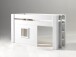 Spielbett >NOAH< in Weiß aus MDF - 215x120x96cm (BxHxT)