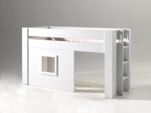 Spielbett >NOAH< in Weiß aus MDF - 215x120x96cm (BxHxT)