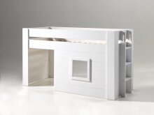 Spielbett >NOAH< in Weiß aus MDF - 215x120x96cm (BxHxT)