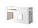 Spielbett >NOAH< in Weiß aus MDF - 215x120x96cm (BxHxT)