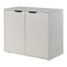 Kommode >PINO< in Weiß aus MDF - 85,5x43,3x72cm (BxHxT)