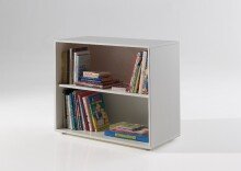 Regal >PINO< in Weiß aus MDF - 85,5x43,3x72cm (BxHxT)