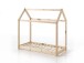 Hausbett >CABANE< in Natur aus Massive Kiefer - 146x132,5x78cm (BxHxT)