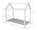 Hausbett >CABANE< in Natur aus Massive Kiefer - 146x132,5x78cm (BxHxT)
