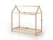 Hausbett >CABANE< in Natur aus Massive Kiefer - 146x132,5x78cm (BxHxT)