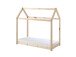 Hausbett >CABANE< in Natur aus Massive Kiefer - 146x132,5x78cm (BxHxT)