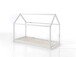 Hausbett >CABANE< in Weiß aus Massive Kiefer - 206x141,5x98cm (BxHxT)
