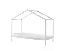 Hausbett >DALLAS< in Weiß aus Massive Kiefer...