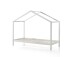 Hausbett >DALLAS< in Weiß aus Massive Kiefer - 210x170x97cm (BxHxT)