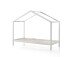 Hausbett >DALLAS< in Weiß aus Massive Kiefer - 210x170x97cm (BxHxT)
