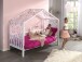 Hausbett >DALLAS< in Weiß aus Massive Kiefer - 210x170x97cm (BxHxT)