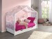 Hausbett >DALLAS< in Weiß aus Massive Kiefer - 210x170x97cm (BxHxT)