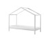 Hausbett >DALLAS< in Weiß aus Massive Kiefer - 210x170x97cm (BxHxT)