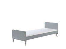 Einzelbett >BILLY< in Timeless Grau - 203,6x73,5x95...