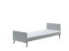 Einzelbett >BILLY< in Timeless Grau - 203,6x73,5x95 (BxHxT)
