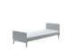 Einzelbett >BILLY< in Timeless Grau - 203,6x73,5x95 (BxHxT)