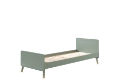 Einzelbett >BILLY< in Olive Grün - 203,6x73,5x95 (BxHxT)