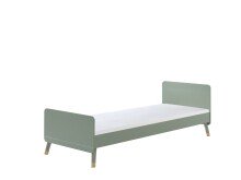 Einzelbett >BILLY< in Olive Grün -...