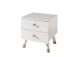 Nachtkonsole >BILLY< in Satin Weiß - 43x45,2x40 (BxHxT)