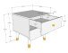 Jugendzimmer-Set >BILLY< in Terra Rosa aus Massiv Kiefer und MDF