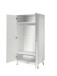 Kleiderschrank >BILLY< in Satin Weiß - 100x200x59 (BxHxT)
