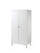 Kleiderschrank >BILLY< in Satin Weiß - 100x200x59 (BxHxT)