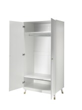 Jugendzimmer-Set >BILLY< in Satin Weiß aus Massiv Kiefer und MDF