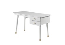 Jugendzimmer-Set >BILLY< in Satin Weiß aus Massiv Kiefer und MDF