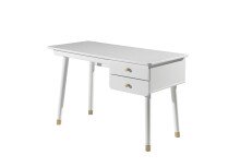 Jugendzimmer-Set >BILLY< in Satin Weiß aus Massiv Kiefer und MDF