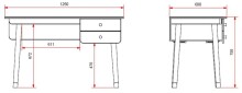 Jugendzimmer-Set >BILLY< in Satin Weiß aus Massiv Kiefer und MDF