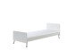 Jugendzimmer-Set >BILLY< in Satin Weiß aus Massiv Kiefer und MDF