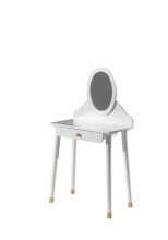 Jugendzimmer-Set >BILLY< in Satin Weiß aus Massiv Kiefer und MDF