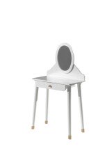 Jugendzimmer-Set >BILLY< in Satin Weiß aus Massiv Kiefer und MDF