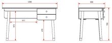 Jugendzimmer-Set >BILLY< in Satin Weiß aus Massiv Kiefer und MDF