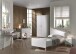 Jugendzimmer-Set >BILLY< in Satin Weiß aus Massiv Kiefer und MDF