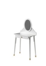 Jugendzimmer-Set >BILLY< in Satin Weiß aus Massiv Kiefer und MDF